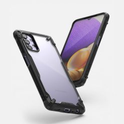 Kryty na mobil | Odolný kryt Ringke Fusion X transparentno-čierny – Samsung Galaxy A32 5G | Kryty na mobil