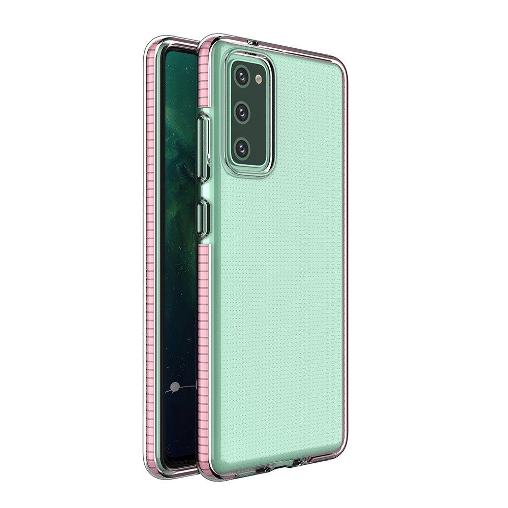 Transparentný kryt Spring Case 1mm bledoružový rám – Samsung Galaxy S21 | Kryty na mobil Kryty na mobil | Transparentný kryt Spring Case 1mm bledoružový rám – Samsung Galaxy S21 | Kryty na mobil
