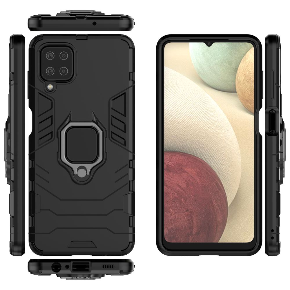 Odolný kryt Ring Armor čierny – Samsung Galaxy A12 / M12 | Kryty na mobil Kryty na mobil | Odolný kryt Ring Armor čierny – Samsung Galaxy A12 / M12 | Kryty na mobil