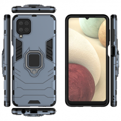 Kryty na mobil | Odolný kryt Ring Armor modrý – Samsung Galaxy A12 / M12 | Kryty na mobil