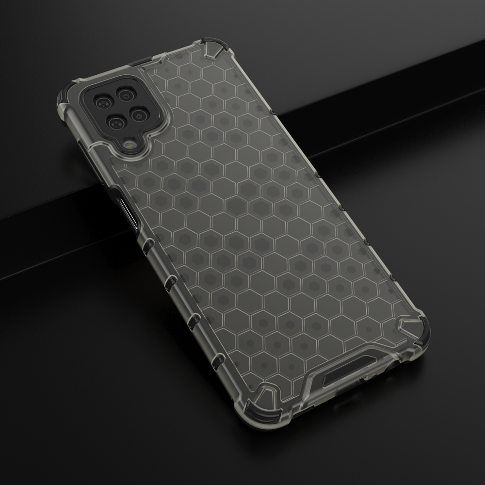 Odolný kryt Honeycomb Armor čierny – Samsung Galaxy A12 / M12 | Kryty na mobil Kryty na mobil | Odolný kryt Honeycomb Armor čierny – Samsung Galaxy A12 / M12 | Kryty na mobil