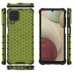Kryty na mobil | Odolný kryt Honeycomb Armor zelený – Samsung Galaxy A12 / M12 | Kryty na mobil