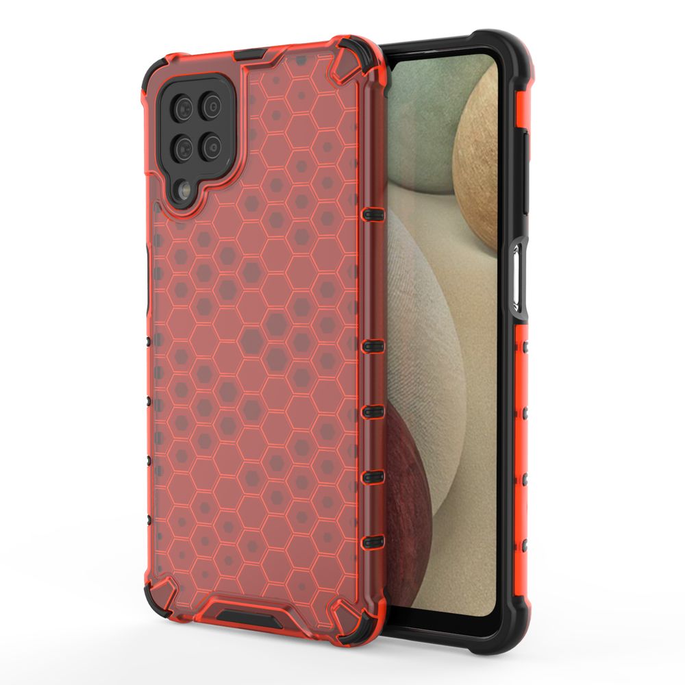 Odolný kryt Honeycomb Armor červený – Samsung Galaxy A12 / M12 | Kryty na mobil Kryty na mobil | Odolný kryt Honeycomb Armor červený – Samsung Galaxy A12 / M12 | Kryty na mobil