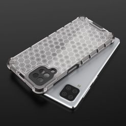 Kryty na mobil | Odolný kryt Honeycomb Armor transparentný – Samsung Galaxy A12 / M12 | Kryty na mobil