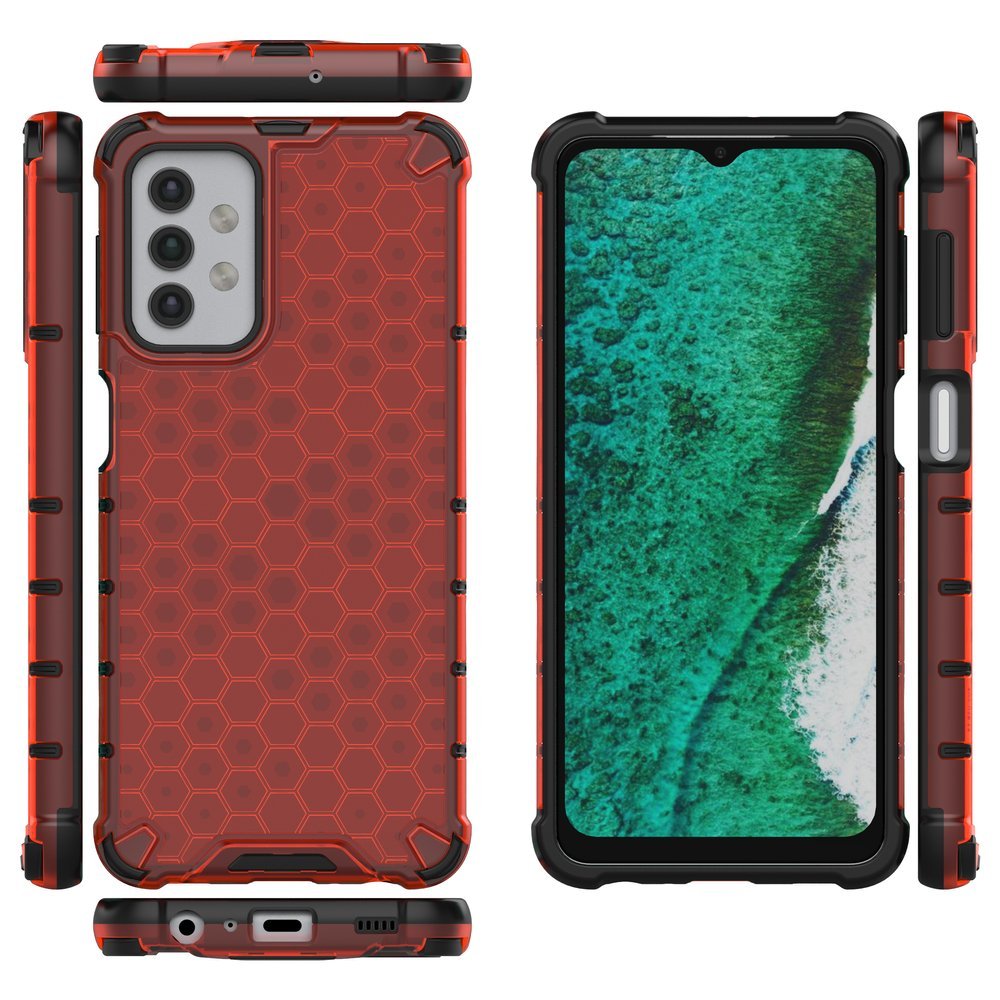Odolný kryt Honeycomb Armor červený – Samsung Galaxy A32 5G | Kryty na mobil Kryty na mobil | Odolný kryt Honeycomb Armor červený – Samsung Galaxy A32 5G | Kryty na mobil