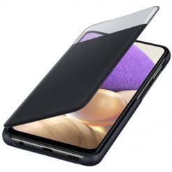 Kryty na mobil | Flipové puzdro Samsung S View Wallet Cover čierne – Samsung Galaxy A32 5G | Kryty na mobil