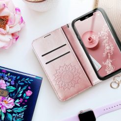 Kryty na mobil | Peňaženkové puzdro Mezzo mandala ružové – Samsung Galaxy A32 (4G) | Kryty na mobil