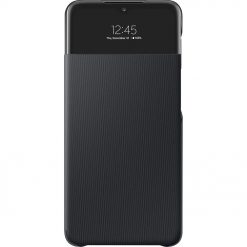 Kryty na mobil | Flipové puzdro Samsung S View Wallet Cover čierne – Samsung Galaxy A32 (4G) | Kryty na mobil