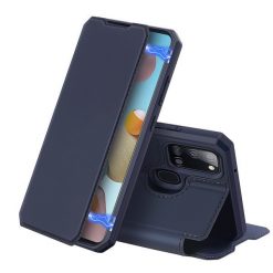 Kryty na mobil | Peňaženkové puzdro Dux Ducis Skin X modré – Samsung Galaxy A21s | Kryty na mobil