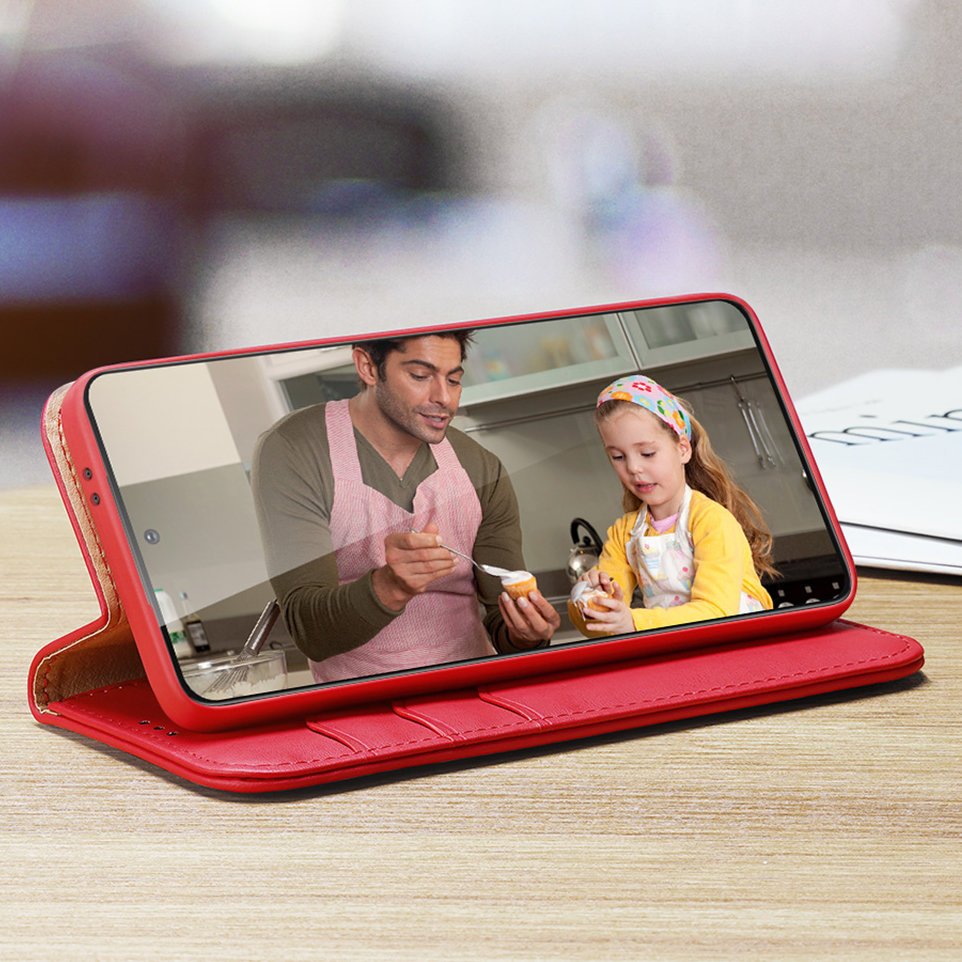 Kožené peňaženkové puzdro Dux Ducis Hivo červené – Samsung Galaxy S21+ (S21 Plus) | Kryty na mobil Kryty na mobil | Kožené peňaženkové puzdro Dux Ducis Hivo červené – Samsung Galaxy S21+ (S21 Plus) | Kryty na mobil