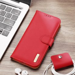 Kožené peňaženkové puzdro Dux Ducis Hivo červené – Samsung Galaxy S21+ (S21 Plus) | Kryty na mobil Kryty na mobil | Kožené peňaženkové puzdro Dux Ducis Hivo červené – Samsung Galaxy S21+ (S21 Plus) | Kryty na mobil