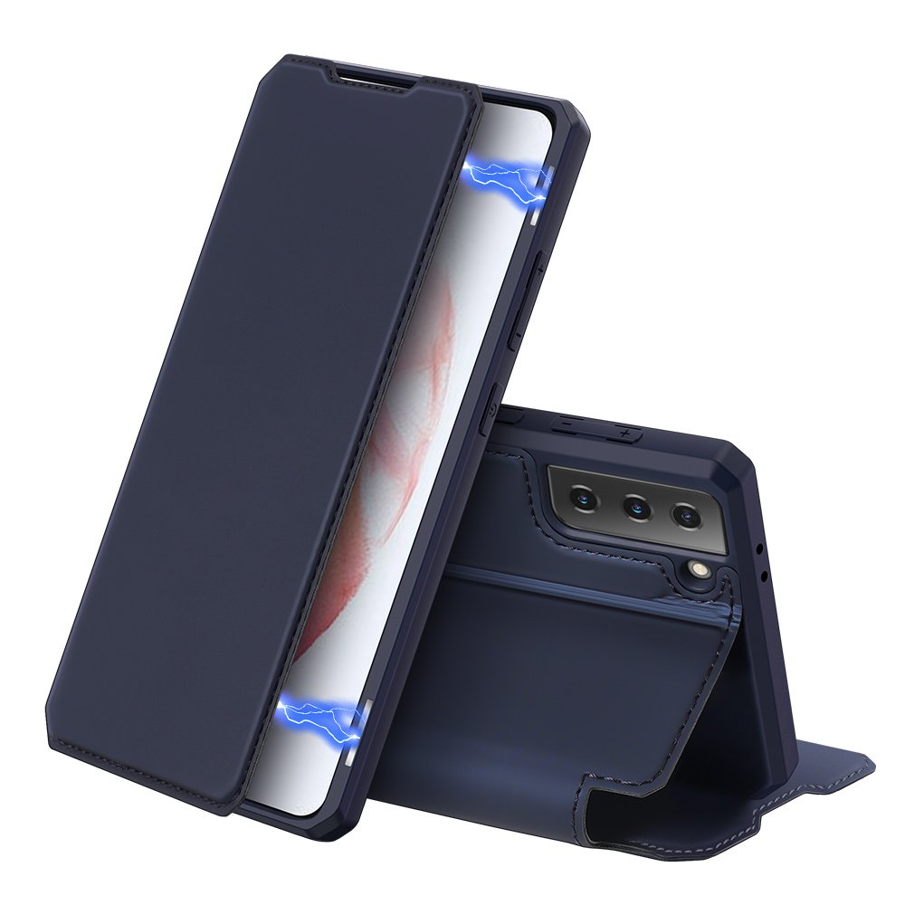 Peňaženkové puzdro Dux Ducis Skin X modré – Samsung Galaxy S21+ (S21 Plus) | Kryty na mobil Kryty na mobil | Peňaženkové puzdro Dux Ducis Skin X modré – Samsung Galaxy S21+ (S21 Plus) | Kryty na mobil