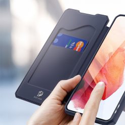 Peňaženkové puzdro Dux Ducis Skin X modré – Samsung Galaxy S21+ (S21 Plus) | Kryty na mobil Kryty na mobil | Peňaženkové puzdro Dux Ducis Skin X modré – Samsung Galaxy S21+ (S21 Plus) | Kryty na mobil