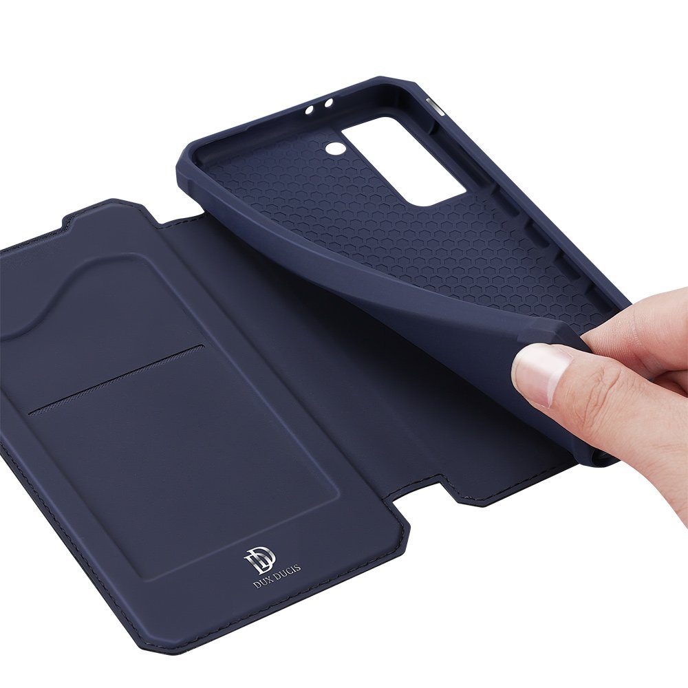 Peňaženkové puzdro Dux Ducis Skin X modré – Samsung Galaxy S21+ (S21 Plus) | Kryty na mobil Kryty na mobil | Peňaženkové puzdro Dux Ducis Skin X modré – Samsung Galaxy S21+ (S21 Plus) | Kryty na mobil