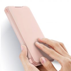 Kryty na mobil | Peňaženkové puzdro Dux Ducis Skin X ružové – Samsung Galaxy S21+ (S21 Plus) | Kryty na mobil