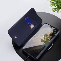 Kryty na mobil | Peňaženkové puzdro Dux Ducis Skin X modré – Samsung Galaxy S21 Ultra | Kryty na mobil