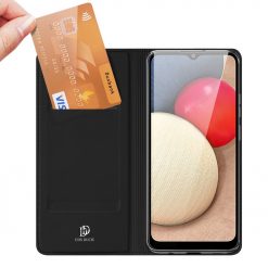 Peňaženkové puzdro Dux Ducis Skin Pro čierne – Samsung Galaxy A02s | Kryty na mobil Kryty na mobil | Peňaženkové puzdro Dux Ducis Skin Pro čierne – Samsung Galaxy A02s | Kryty na mobil