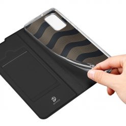 Peňaženkové puzdro Dux Ducis Skin Pro čierne – Samsung Galaxy A02s | Kryty na mobil Kryty na mobil | Peňaženkové puzdro Dux Ducis Skin Pro čierne – Samsung Galaxy A02s | Kryty na mobil