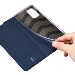 Kryty na mobil | Peňaženkové puzdro Dux Ducis Skin Pro modré – Samsung Galaxy A02s | Kryty na mobil