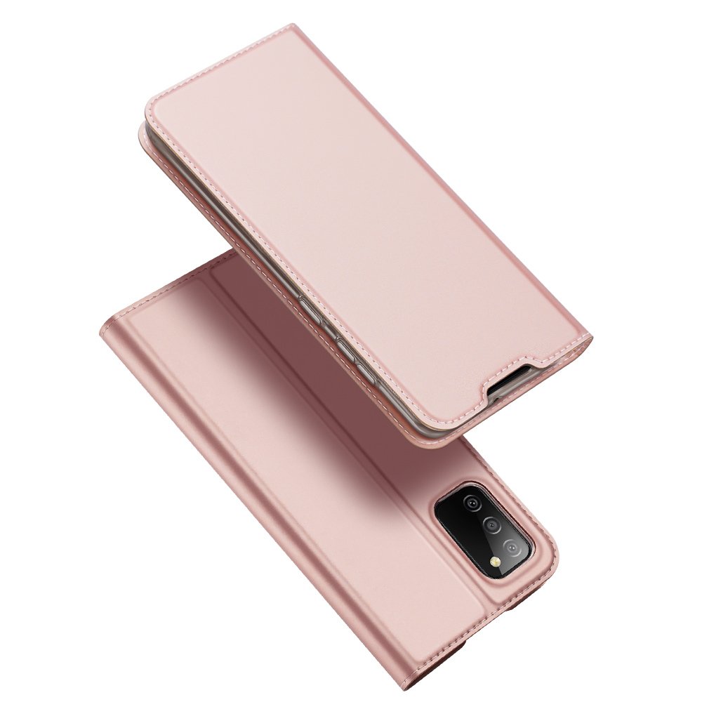 Peňaženkové puzdro Dux Ducis Skin Pro ružové – Samsung Galaxy A02s | Kryty na mobil Kryty na mobil | Peňaženkové puzdro Dux Ducis Skin Pro ružové – Samsung Galaxy A02s | Kryty na mobil