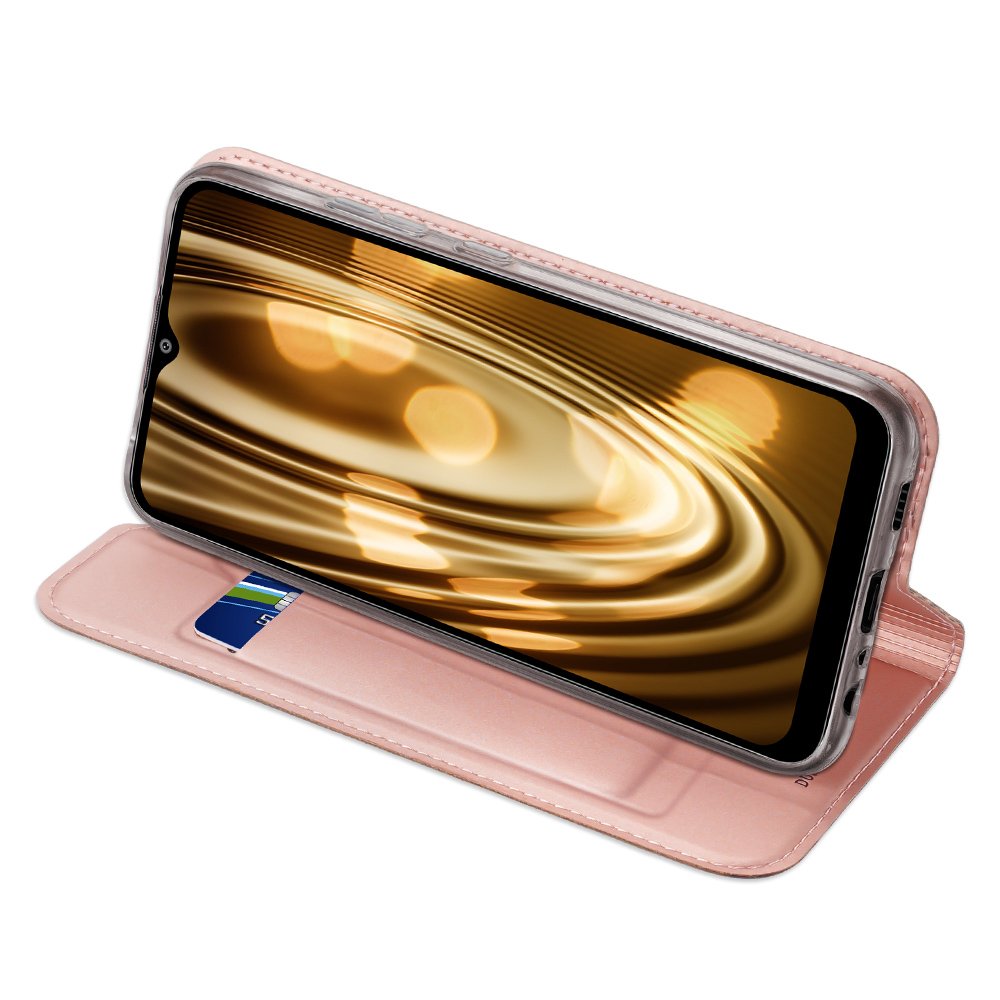 Peňaženkové puzdro Dux Ducis Skin Pro ružové – Samsung Galaxy A02s | Kryty na mobil Kryty na mobil | Peňaženkové puzdro Dux Ducis Skin Pro ružové – Samsung Galaxy A02s | Kryty na mobil
