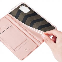 Peňaženkové puzdro Dux Ducis Skin Pro ružové – Samsung Galaxy A02s | Kryty na mobil Kryty na mobil | Peňaženkové puzdro Dux Ducis Skin Pro ružové – Samsung Galaxy A02s | Kryty na mobil