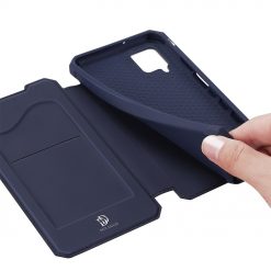 Peňaženkové puzdro Dux Ducis Skin X modré – Samsung Galaxy A12 / M12 | Kryty na mobil Kryty na mobil | Peňaženkové puzdro Dux Ducis Skin X modré – Samsung Galaxy A12 / M12 | Kryty na mobil
