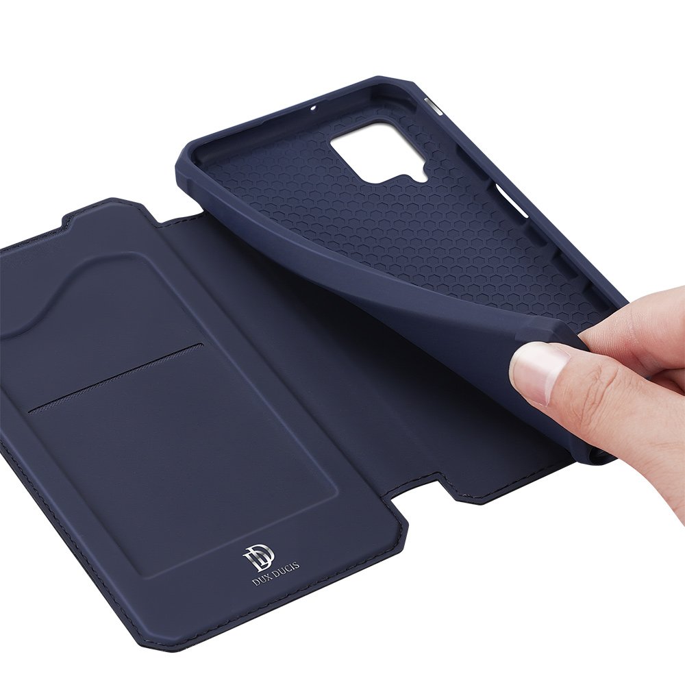 Peňaženkové puzdro Dux Ducis Skin X modré – Samsung Galaxy A12 / M12 | Kryty na mobil Kryty na mobil | Peňaženkové puzdro Dux Ducis Skin X modré – Samsung Galaxy A12 / M12 | Kryty na mobil