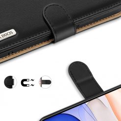 Kryty na mobil | Kožené peňaženkové puzdro Dux Ducis Hivo čierne – Apple iPhone 11 | Kryty na mobil
