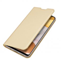 Kryty na mobil | Peňaženkové puzdro Dux Ducis Skin Pro zlaté – Samsung Galaxy A42 5G | Kryty na mobil