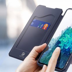 Kryty na mobil | Peňaženkové puzdro Dux Ducis Skin X modré – Samsung Galaxy S20 FE | Kryty na mobil