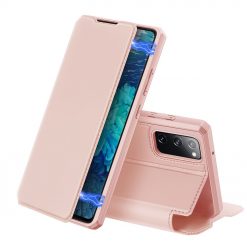 Kryty na mobil | Peňaženkové puzdro Dux Ducis Skin X ružové – Samsung Galaxy S20 FE | Kryty na mobil