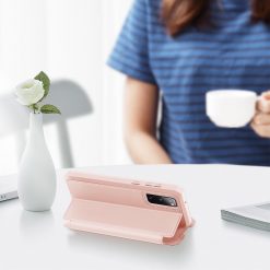 Kryty na mobil | Peňaženkové puzdro Dux Ducis Skin X ružové – Samsung Galaxy S20 FE | Kryty na mobil