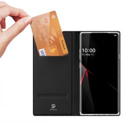 Kryty na mobil | Peňaženkové puzdro Dux Ducis Skin Pro čierne – LG Velvet | Kryty na mobil