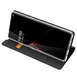 Kryty na mobil | Peňaženkové puzdro Dux Ducis Skin Pro čierne – LG Velvet | Kryty na mobil