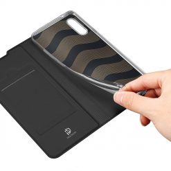 Kryty na mobil | Peňaženkové puzdro Dux Ducis Skin Pro čierne – LG Velvet | Kryty na mobil