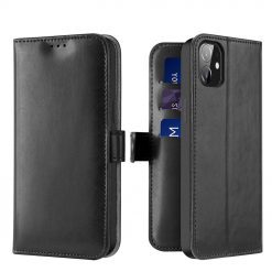 Kryty na mobil | Peňaženkové puzdro Dux Ducis Kado čierne – Apple iPhone 12 Mini | Kryty na mobil