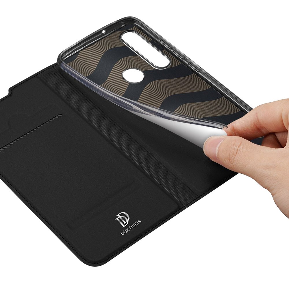 Peňaženkové puzdro Dux Ducis Skin Pro čierne – Huawei Y6p | Kryty na mobil Kryty na mobil | Peňaženkové puzdro Dux Ducis Skin Pro čierne – Huawei Y6p | Kryty na mobil