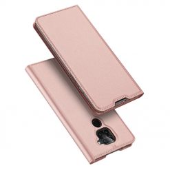Kryty na mobil | Peňaženkové puzdro Dux Ducis Skin Pro ružové – Xiaomi Redmi Note 9 | Kryty na mobil