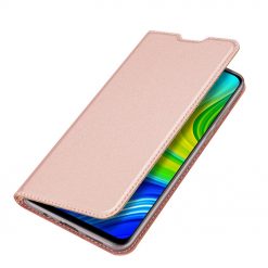 Kryty na mobil | Peňaženkové puzdro Dux Ducis Skin Pro ružové – Xiaomi Redmi Note 9 | Kryty na mobil