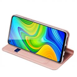 Kryty na mobil | Peňaženkové puzdro Dux Ducis Skin Pro ružové – Xiaomi Redmi Note 9 | Kryty na mobil