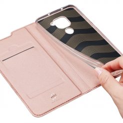 Kryty na mobil | Peňaženkové puzdro Dux Ducis Skin Pro ružové – Xiaomi Redmi Note 9 | Kryty na mobil