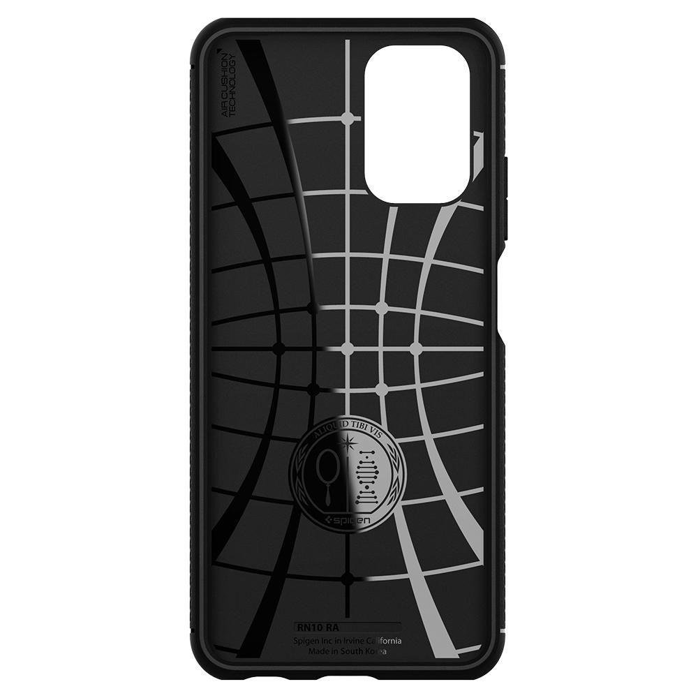 Zadný kryt Spigen Rugged Armor čierny – Xiaomi Redmi Note 10 / Note 10S | Kryty na mobil Kryty na mobil | Zadný kryt Spigen Rugged Armor čierny – Xiaomi Redmi Note 10 / Note 10S | Kryty na mobil