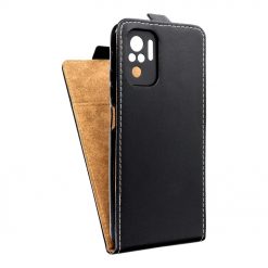Kryty na mobil | Vyklápacie flipové puzdro Flip Flexi čierne – Xiaomi Redmi Note 10 / Note 10S | Kryty na mobil