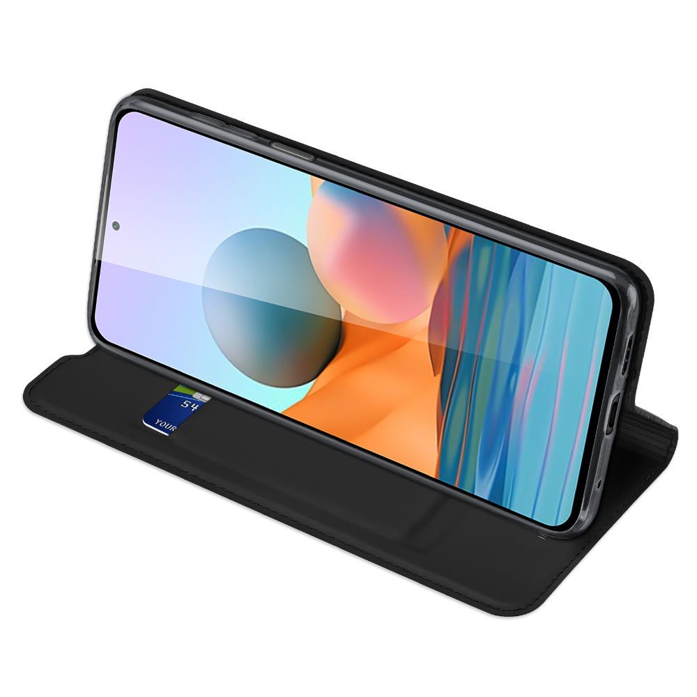 Peňaženkové puzdro Dux Ducis Skin Pro čierne – Xiaomi Redmi Note 10 Pro | Kryty na mobil Kryty na mobil | Peňaženkové puzdro Dux Ducis Skin Pro čierne – Xiaomi Redmi Note 10 Pro | Kryty na mobil