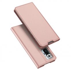 Kryty na mobil | Peňaženkové puzdro Dux Ducis Skin Pro ružové – Xiaomi Redmi Note 10 Pro | Kryty na mobil