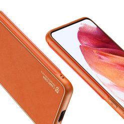 Kryty na mobil | Zadný kryt Dux Ducis Yolo oranžový – Samsung Galaxy S21 | Kryty na mobil