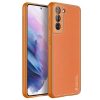 Kryty na mobil | Kožené peňaženkové puzdro Dux Ducis Hivo modré – Samsung Galaxy S21+ (S21 Plus) | Kryty na mobil