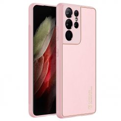 Kryty na mobil | Zadný kryt Dux Ducis Yolo ružový – Samsung Galaxy S21 Ultra | Kryty na mobil