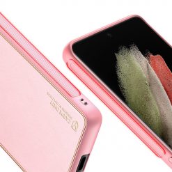 Kryty na mobil | Zadný kryt Dux Ducis Yolo ružový – Samsung Galaxy S21 Ultra | Kryty na mobil